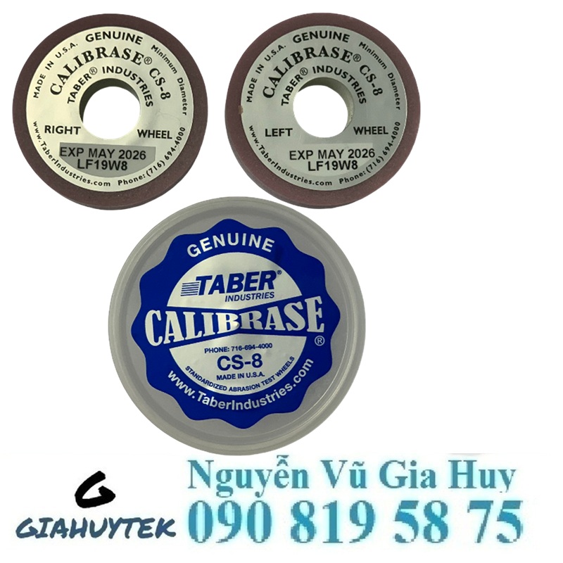 Đá Mài Taber CS-8 – Giải Pháp Kiểm Tra Độ Bền Bề Mặt Hiệu Quả