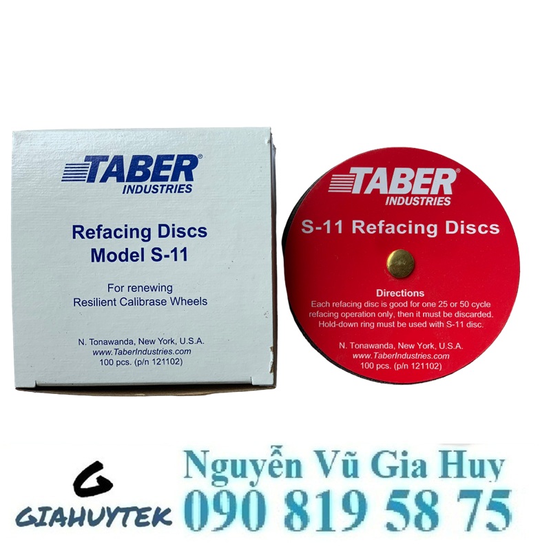 Giấy mài Taber S-33: Bí quyết chuẩn hóa kết quả thử nghiệm