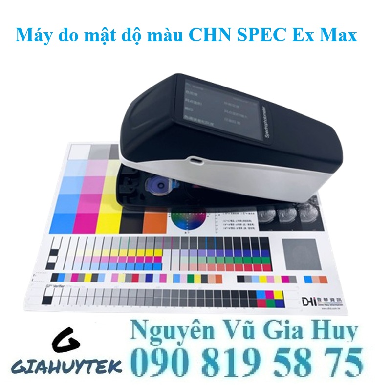 Máy đo mật độ màu CHN SPEC Ex Max – giải pháp chuẩn màu