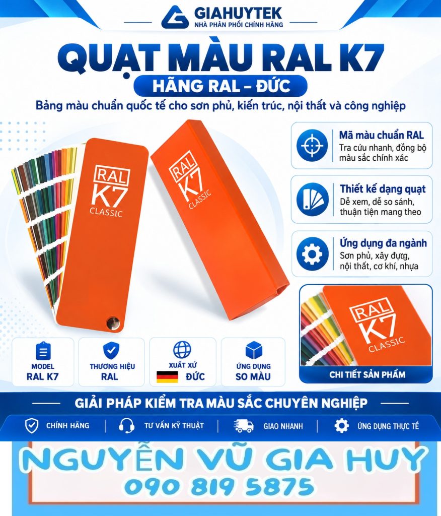 Quạt màu RAL K7 Classic hãng RAL Đức — Nguyễn Vũ Gia Huy 090 819 5875